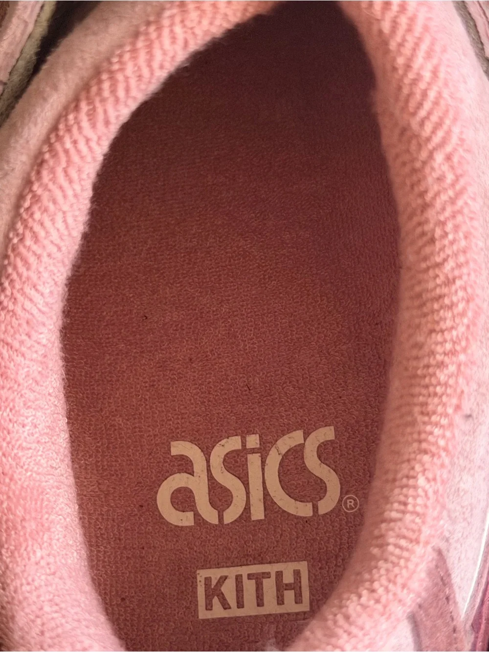 Asics suede upper